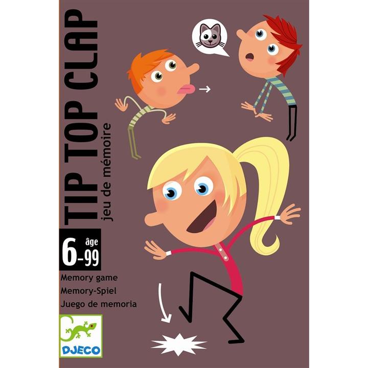 Image du produit Djeco Tip Top Clap! 8,5 x 11,7 x 2,8 cm (Allemand, Français, Italien, Anglais)