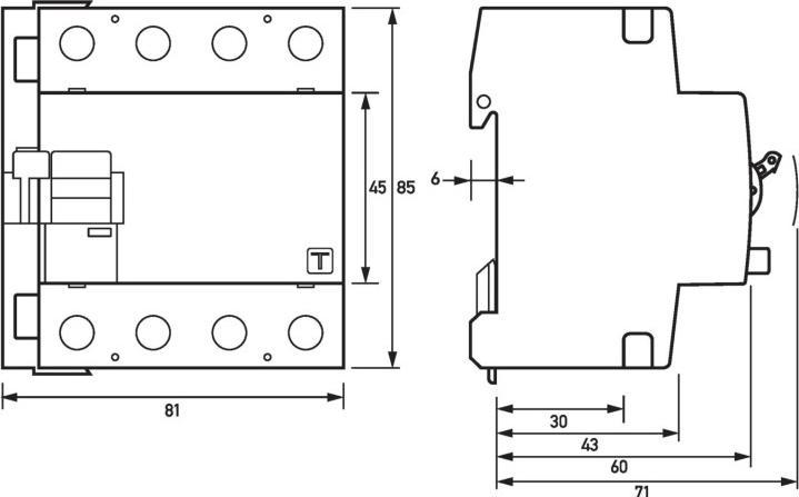 Produktbild Doepke GmbH FI-Schalter DFS4 040-4/0,03-A NA