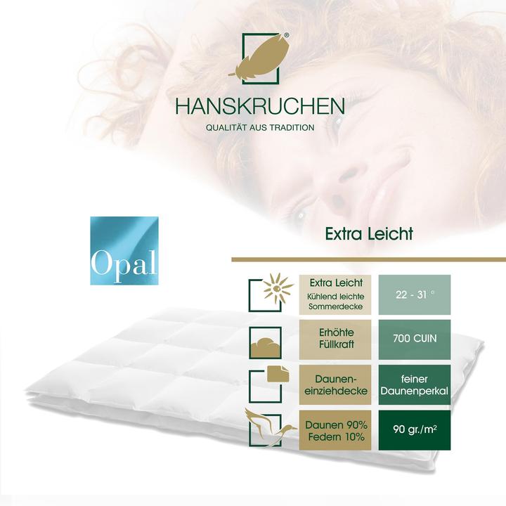 Actual product image Hanskruchen Opal (360 g, 200 x 200 cm)