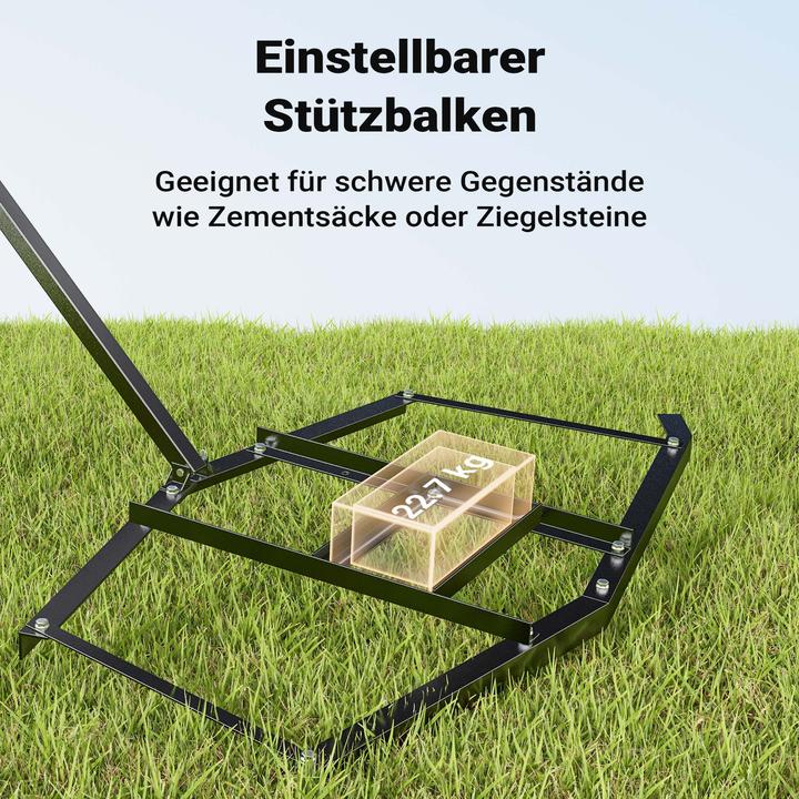 Produktbild Wiltec Schleppegge 190x98cm Wiesenegge Wiesenschleppe Rasentraktor Feldegge