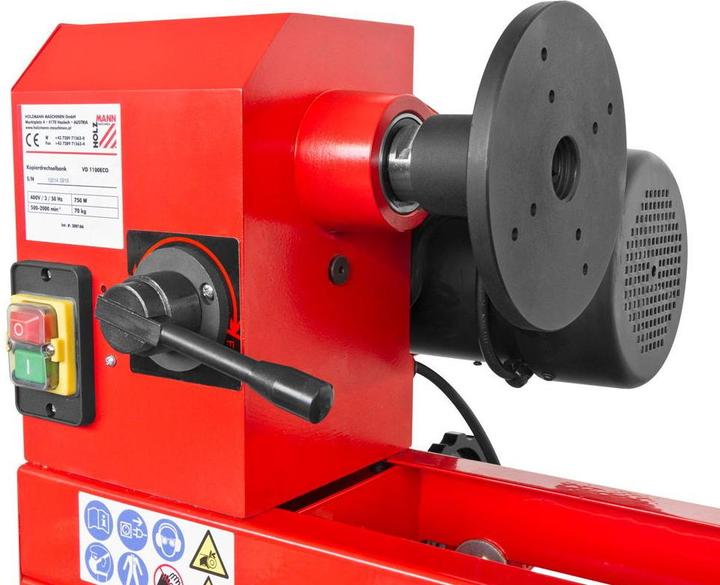 Actual product image Holzmann copy wood turning lathe