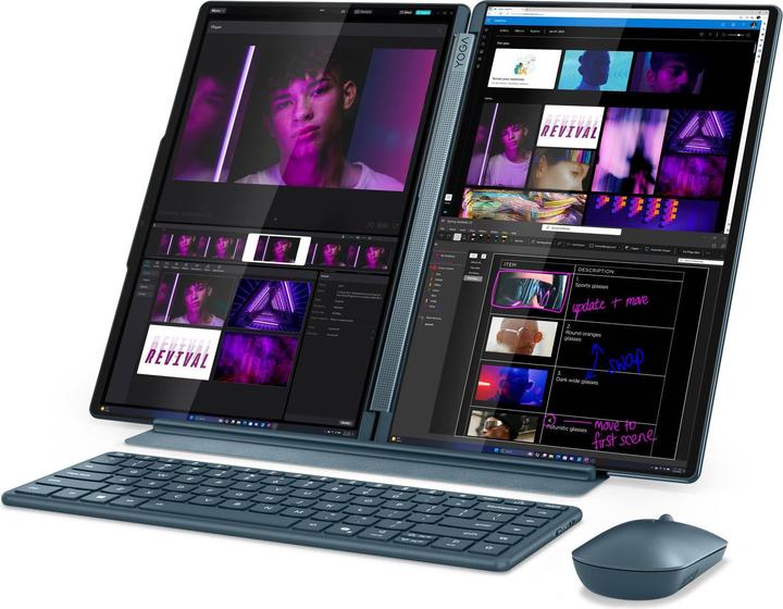 Immagine prodotto Lenovo Yoga Book 9 (14", Intel Core Ultra 7 255H, 32 GB, 1000 GB, DE)