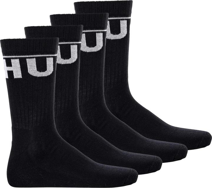 HUGO 2P QS RIB ICONIC CC 10257965 01 (4er Pack, 39 - 42)