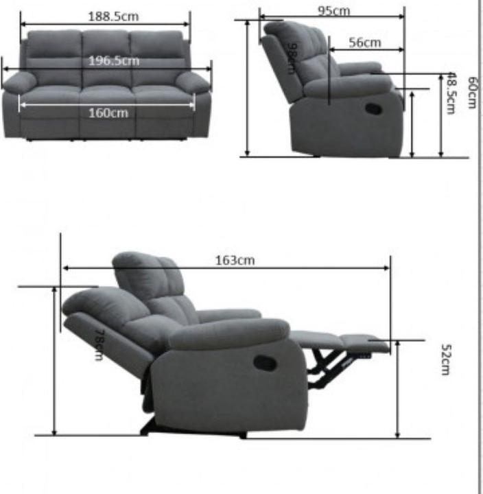 Actual product image Home123 Valencia (2 person sofa, 1-seater, 3-seater)
