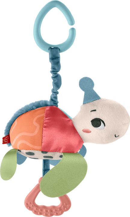 Fisher-Price Planet Friends Tortue de flotte Jouet poussette avec détails sensoriels pour nouveau-nés