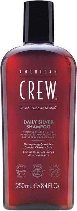 Immagine prodotto American Crew Shampoo Quotidiano All'Argento (250 ml, Shampoo liquido)