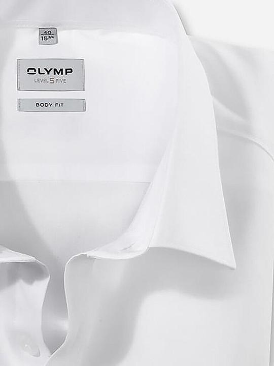 Immagine prodotto Olymp Camicia Level Five, body fit bianco 1/1, taglia 41, lunghezza manica 69cm (41)