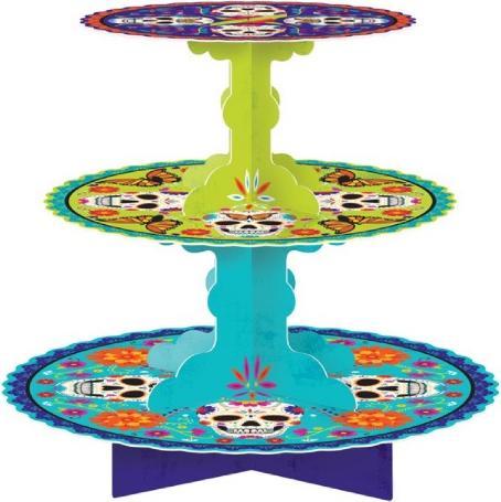 Actual product image Amscan Présentoir à Cupcake Fête des Morts