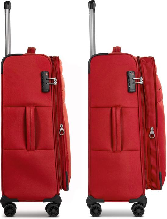 Produktbild Worldpack Chicago 4 Rollen Kofferset 3-teilig mit Dehnfalte (186 l, XL (ab 115l))