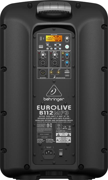 Immagine prodotto Behringer B112MP3 (Attivo)