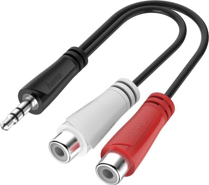 Actual product image Hama Audio adapter, 3.5 mm jack plug - cinch jack, stereo (Jack adapter)