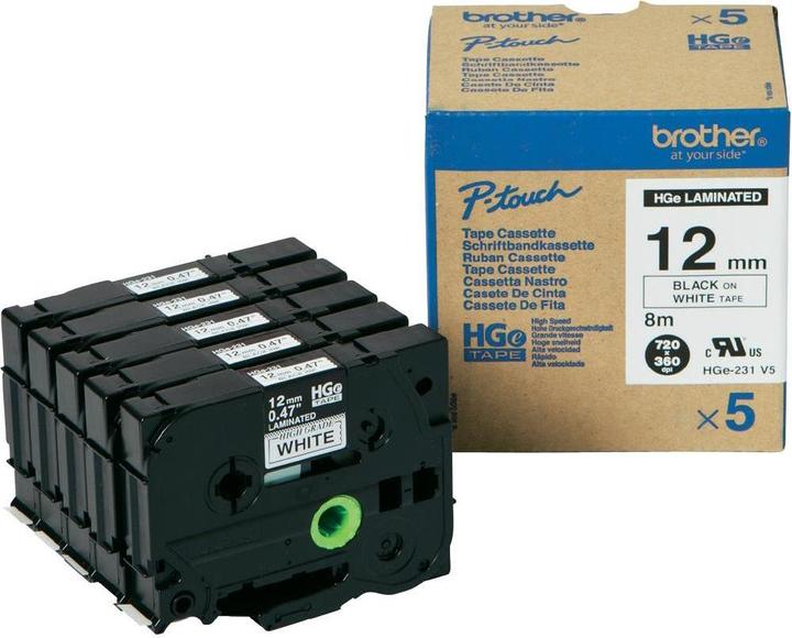 Actual product image Brother Hge-231 (1.20 cm, Black, White)