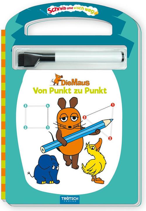 Produktbild Schreib und wisch weg Von Punkt zu Punkt Die Maus mehrfarbig
