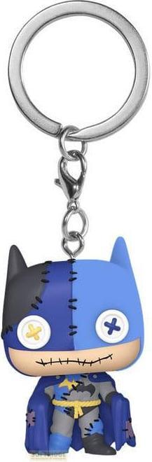 Funko DC Patchwork POP! Vinyl Schlüsselanhänger 4 cm Batman Display (12)