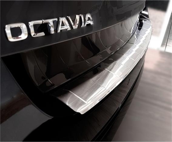 Produktbild ProPlus Edelstahl Ladekantenschutz für Skoda Octavia IV Kombi ab 2020 bis heute (Heck)