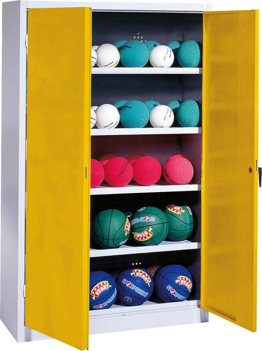 Immagine prodotto C+P Armadio a sfera (HxLxP: 195x150x50 cm, con porte a battente in lamiera piena, tipo 3)