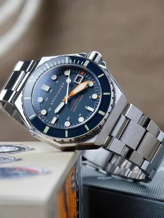Produktbild Spinnaker SP-5081-GG Dumas Automatik Herrenuhr 44mm 30ATM (Taucheruhr, 44 mm)
