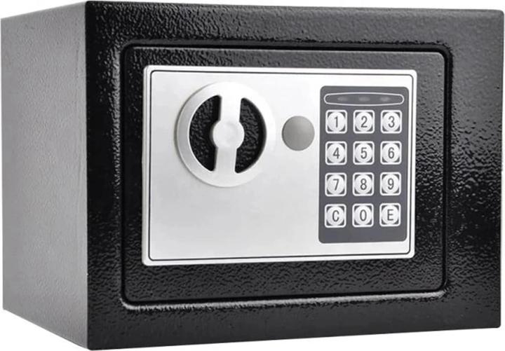 Image du produit Extralink Accueil | Coffre-fort électronique | Cassette blindée avec clé à code numérique