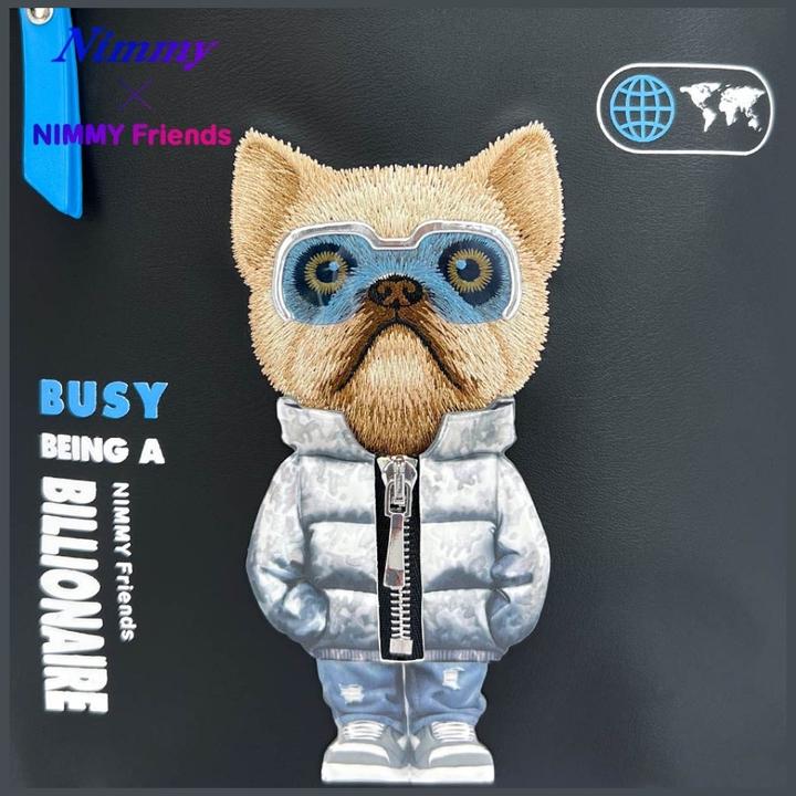 Actual product image Nimmy Cool&Cute 2.0 Dog laptop backpack black