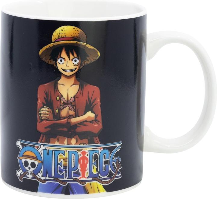 Actual product image Stor One Piece "Piratenkönig Luffy" (325 ml) - Zaubertasse (325 ml, 1 x)