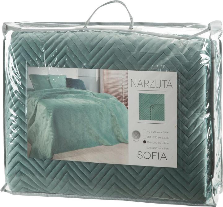Actual product image Eurofirany CHON / SOFIA / MINT 170X210 MINT (170 x 210 cm)