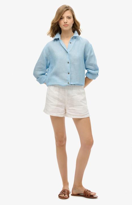 Immagine prodotto Superdry Lässiges Hemd aus Leinen im Boyfriend-Stil (8)