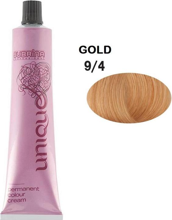 Immagine prodotto Subrina Vopsea de par permanenta Unique 9/4, Blond Deschis Luminos Auriu, 100ml (94 Biondo chiaro dorato)
