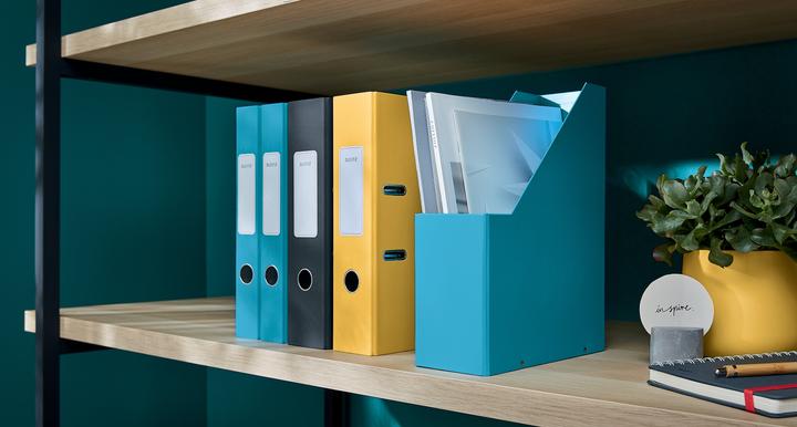 Produktbild Leitz Stehsammler Click & Store Cosy, A4, Hartpappe, blau Hartpappe mit PP-Folie, Aufbau mittels Dru (A4)