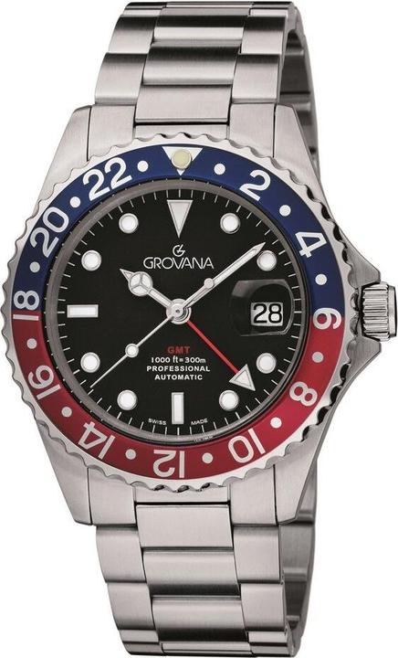 Produktbild Grovana Key West GMT-Kollektion – Schweizer Automatikuhr (Swiss Made)