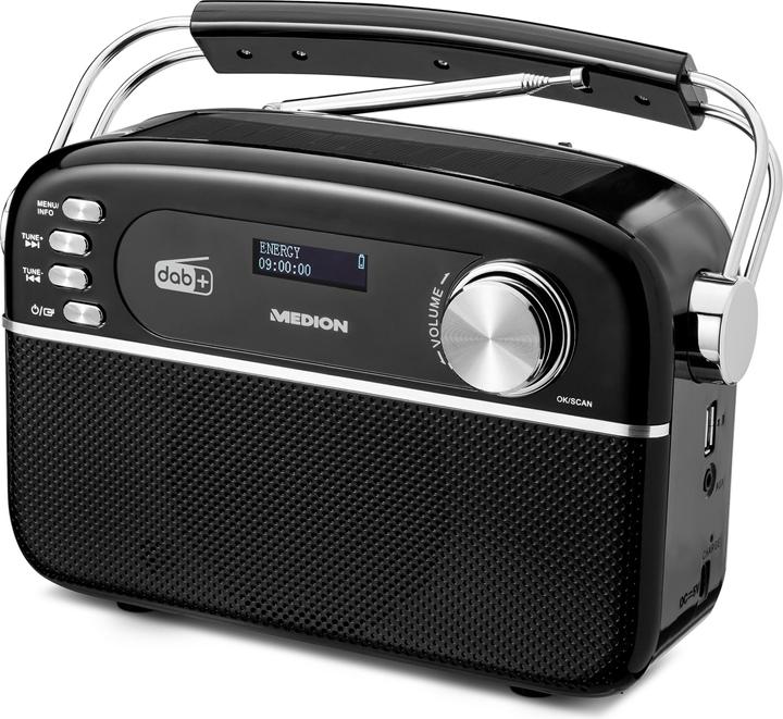 Image du produit Medion DAB+ Radio LIFE E66809 Noir (DAB+ DAB, FM, Bluetooth)