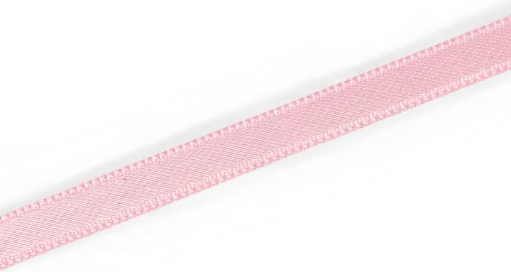 Actual product image Prym Satin ribbon, shiny on both sides, light pink 6 mm, coupon 4 m, 100 % PES (Gift ribbon, 1 x)