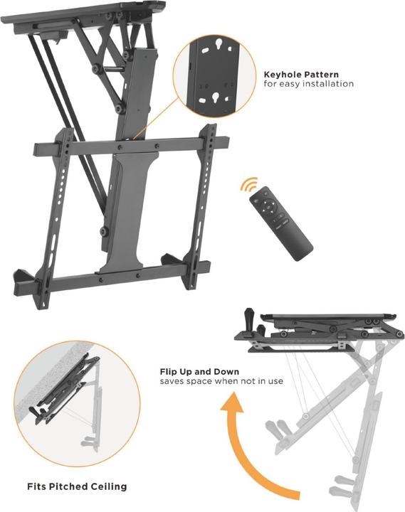 Image du produit equip Montage sur table (Plafond, 70", 35 kg)