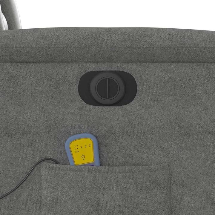 Produktbild VidaXL Massagesessel Aufstehhilfe Elektrisch Dunkelgrau Relaxsessel