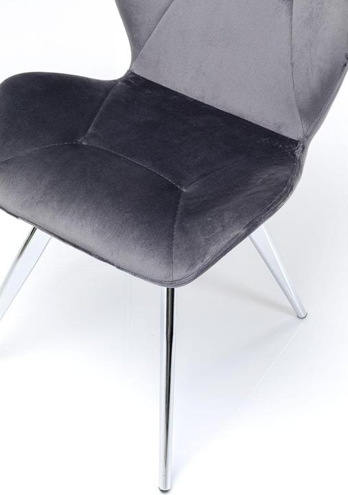 Produktbild Kare Design Stuhl Viva Grau Chrom