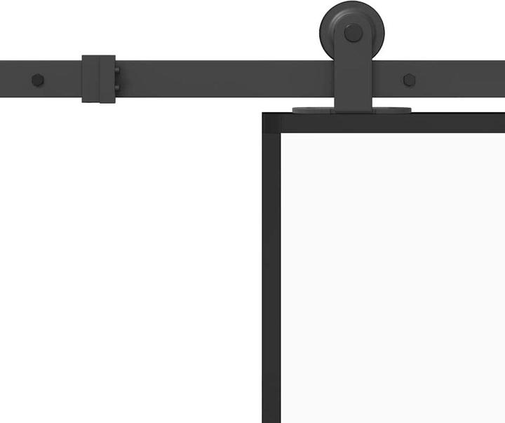 Produktbild VidaXL Schiebetür mit Beschlag 76x205 cm ESG-Glas & Aluminium