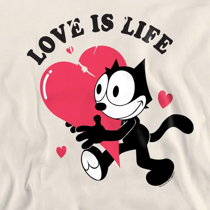 Immagine prodotto Universal Textiles Love Is Life Felpa Adulto Unisex (L)