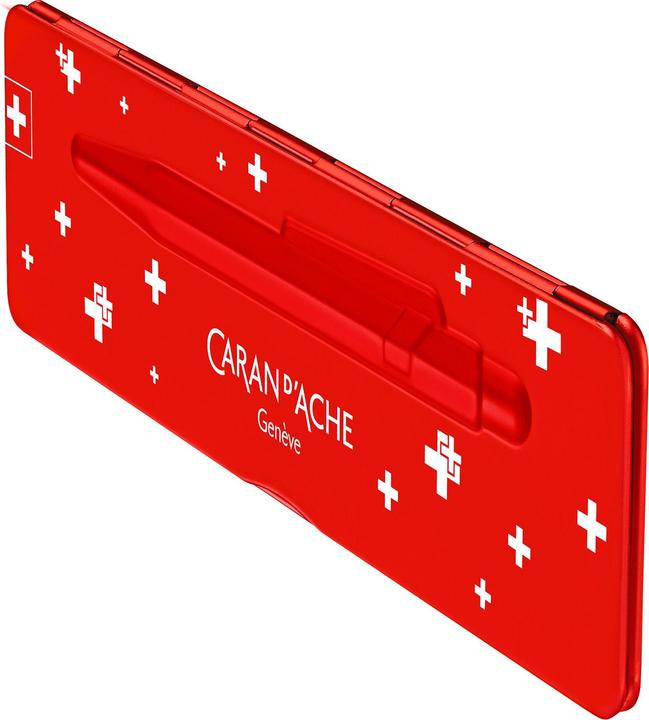 Actual product image Caran d'Ache 849 Totally Swiss mit Etui (White, Red, 1 x)