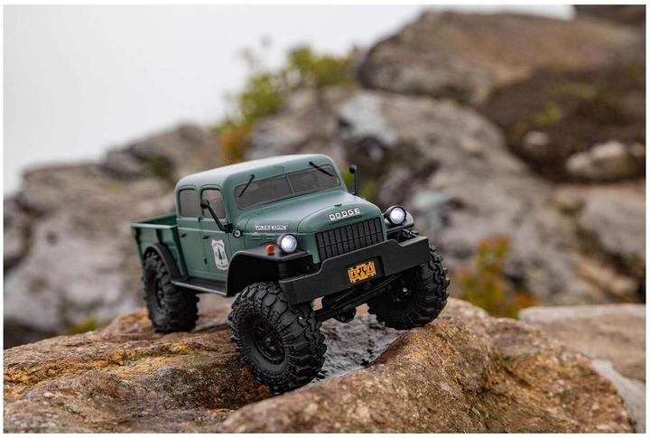 Actual product image Axial Scale Crawler SCX24 Dodge Power Wagon Green, 1:24, RTR (RTR Ready-to-Run)