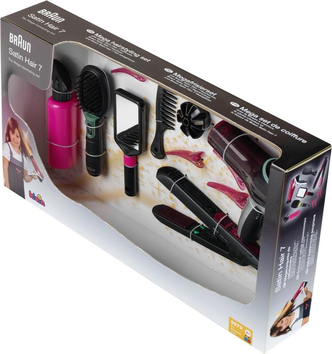 Actual product image Theo Klein Hairdressing set brown Mega Set