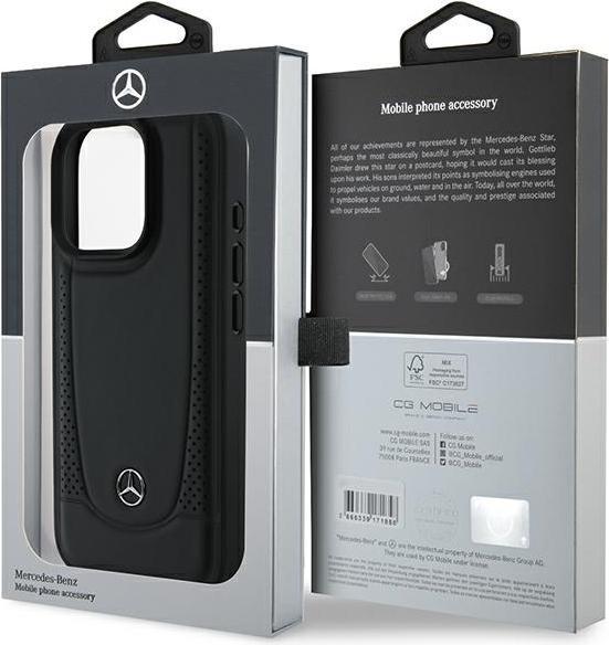 Immagine prodotto Mercedes MEHCP16XARMBK Custodia rigida iPhone 16 Pro Max 6,9" in pelle Urban (Apple iPhone 16 Pro Max)