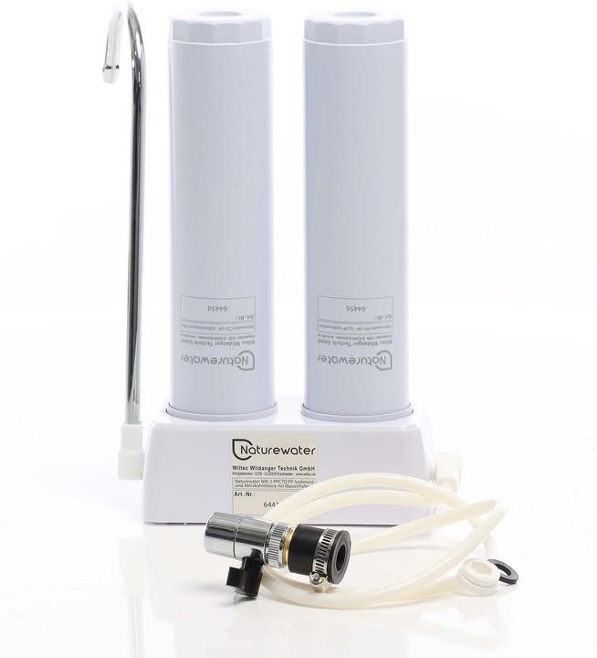 Produktbild Naturewater NW-2-PPCTO 2 Stufen Counter Top Wasserfilter 5µ Sediment Aktivkohle