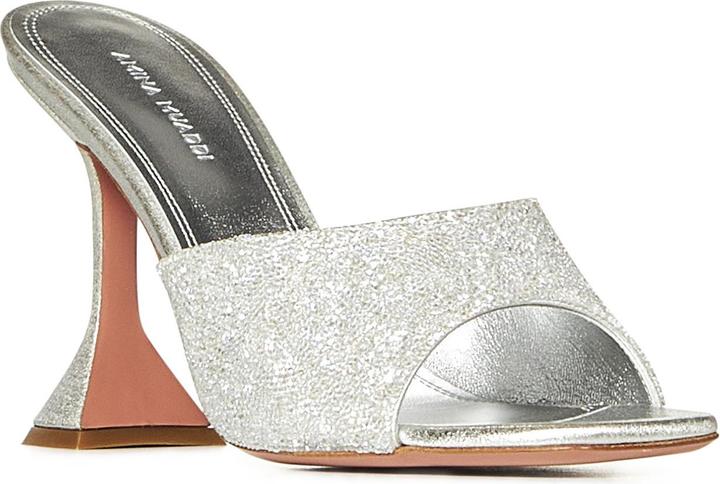 Actual product image Amina Muaddi Sandals Silver (41)