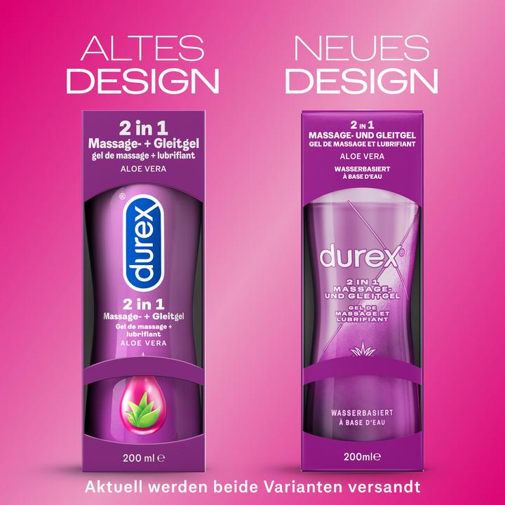 Actual product image Durex Play Massage 2 in 1 (200 ml)