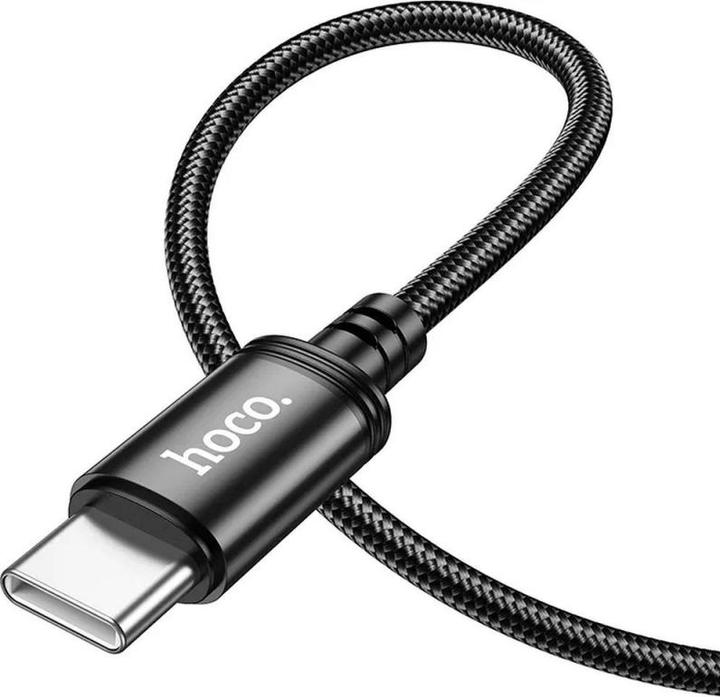 Actual product image Hoco Cable cable Type C to Type C 3A 60W X89 1 m black (1 m, USB 3.2 Gen 1, 60 W)