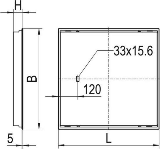Actual product image Ridi LED recessed luminaire (3690 lm)