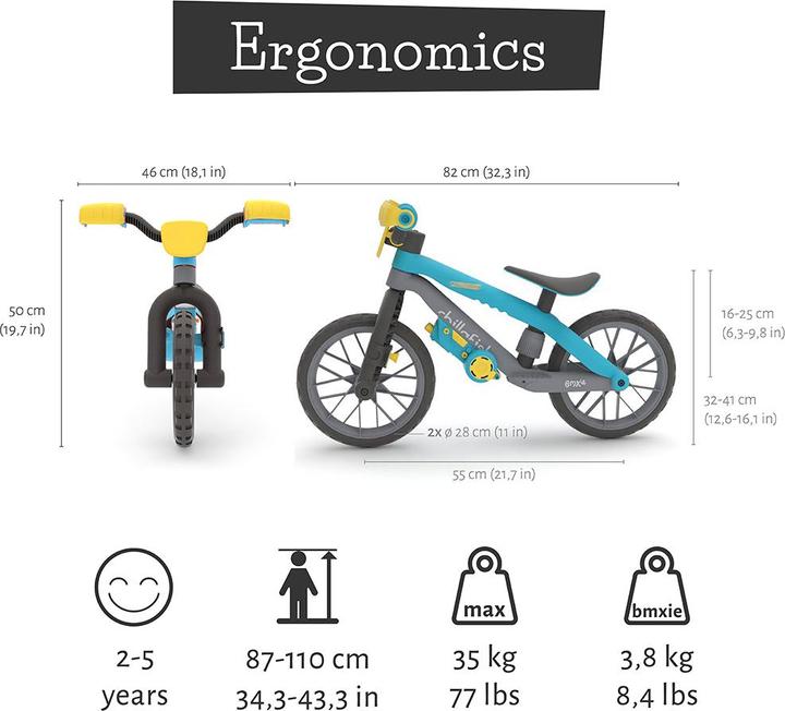 Actual product image Chillafish Running Bike BMXie Moto (12")