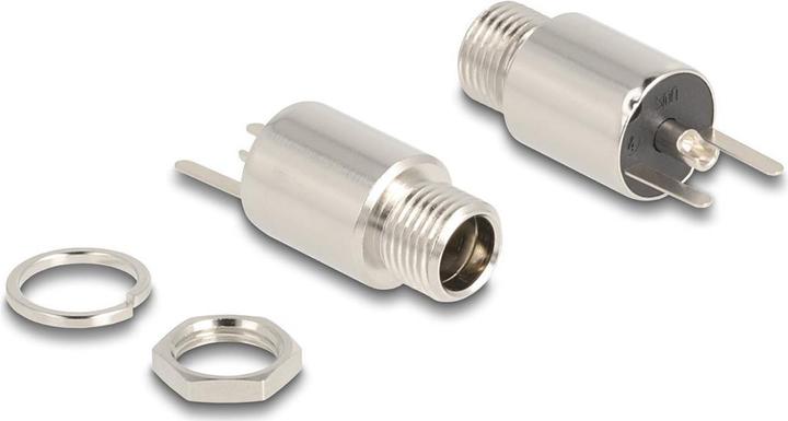 Produktbild Delock Steckverbinder DC 5,5 x 2,5 mm Buchse zum Einbau Lötv