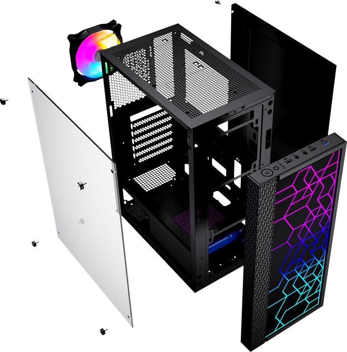 Produktbild Gembird CCC-FC-1000R (ATX, ITX, Mini-ATX)