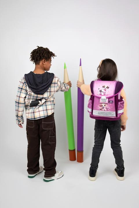 Actual product image Belmil CLASSY Schulrucksack-Set Little Puppies (19 l)
