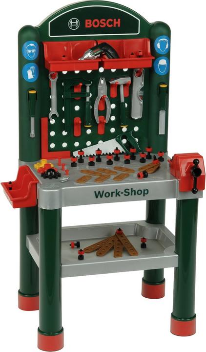 Actual product image Theo Klein Bosch workbench incl. Ixolino cordless screwdriver